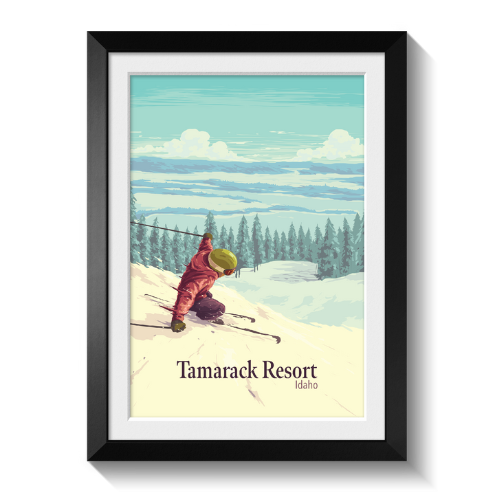 Tamarack Resort Idaho USA Ski Resort Travel Poster