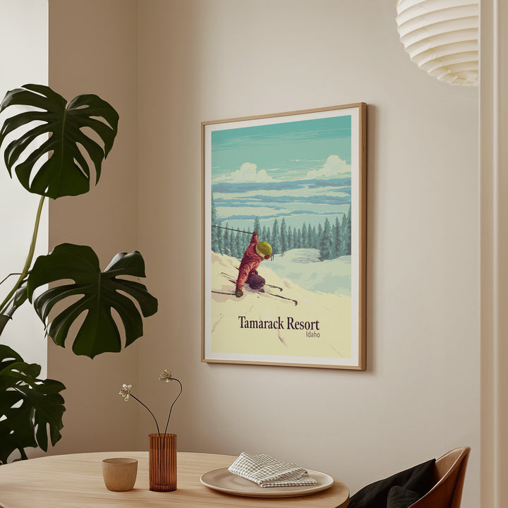 Tamarack Resort Idaho USA Ski Resort Travel Poster