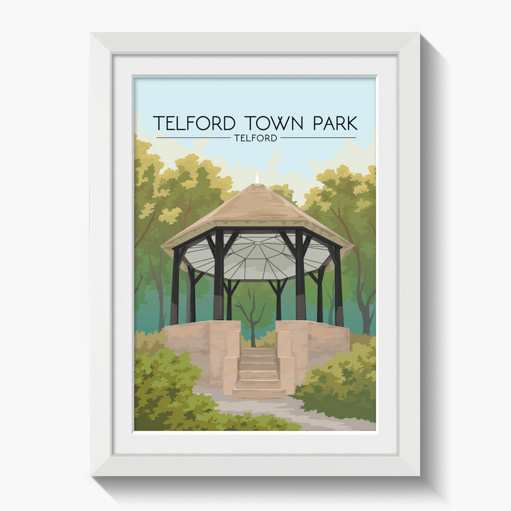 Telford Town Park Telford Travel Poster