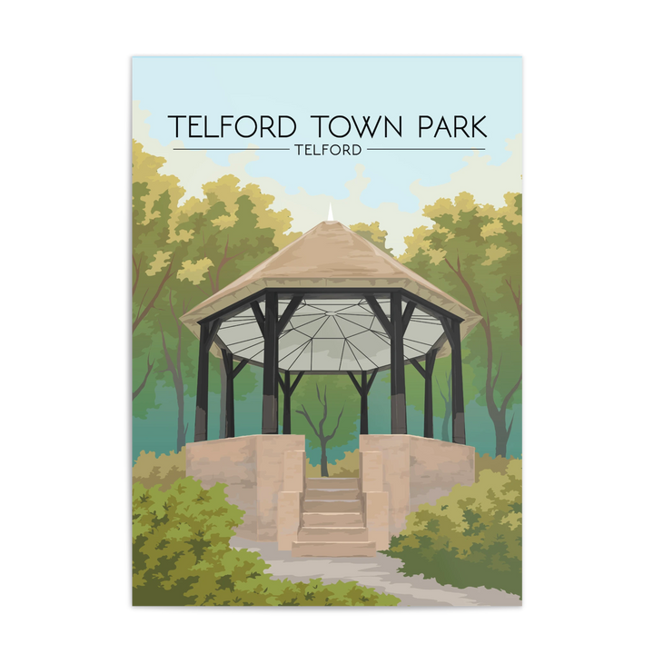 Telford Town Park Telford Travel Poster