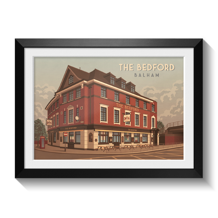 The Bedford Balham Travel Poster