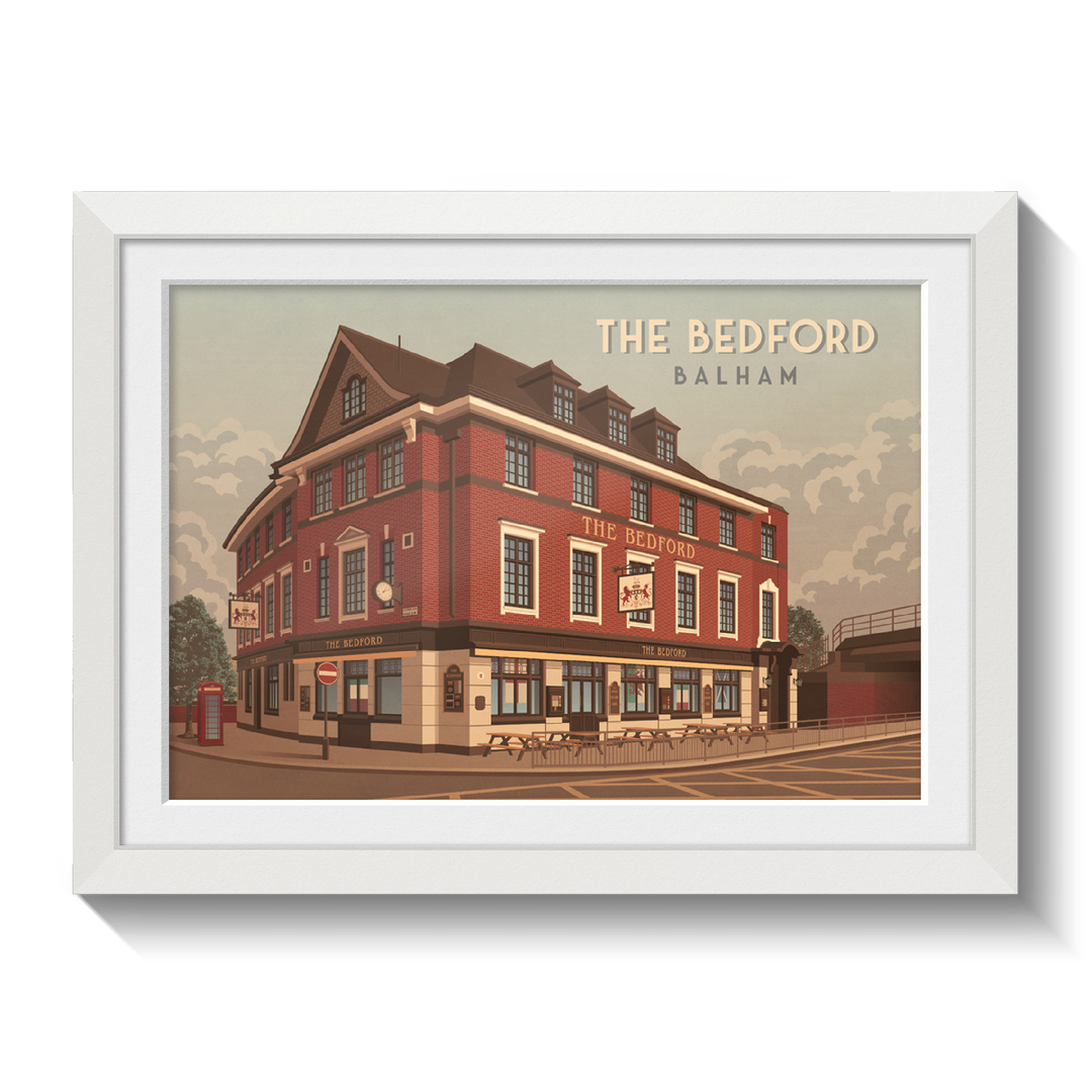 The Bedford Balham Travel Poster