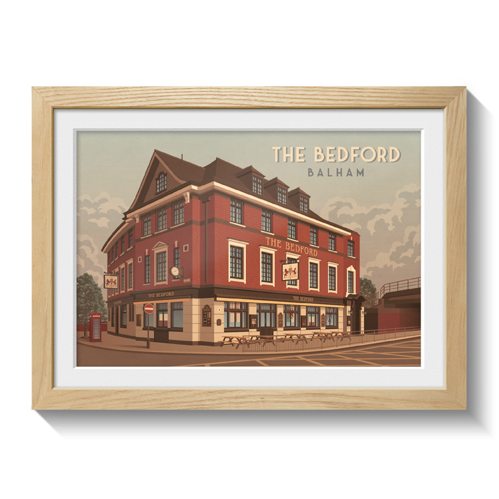 The Bedford Balham Travel Poster