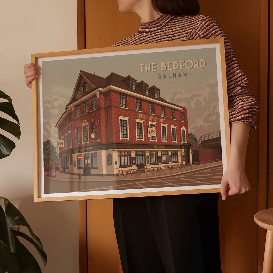 The Bedford Balham Travel Poster