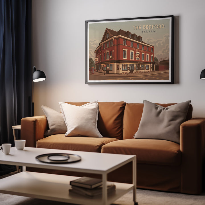 The Bedford Balham Travel Poster