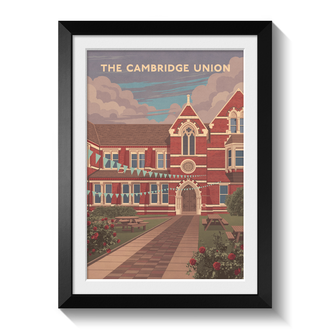 Cambridge Union Travel Poster