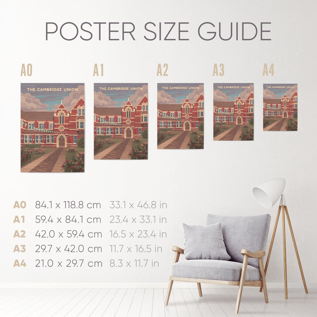 Cambridge Union Travel Poster