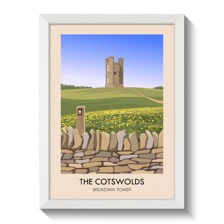 Cotswolds Broadway Tower Travel Poster