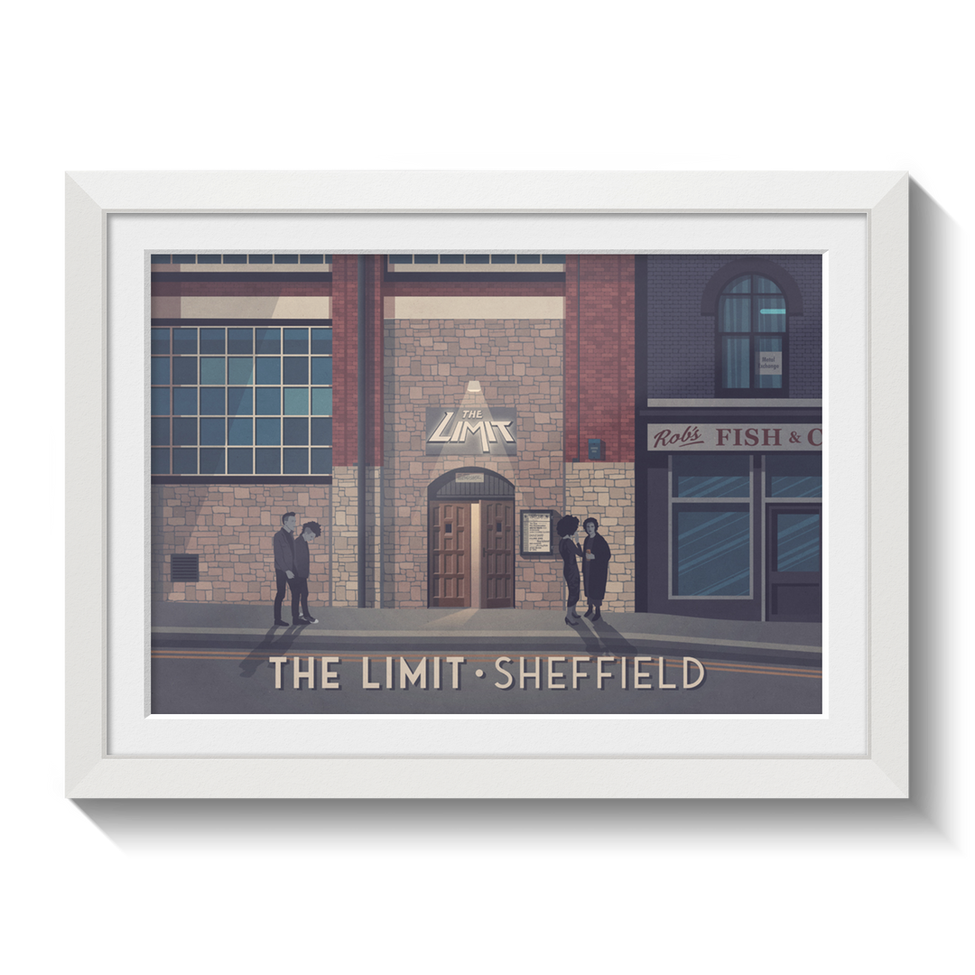 The Limit Sheffield Nightclub Poster