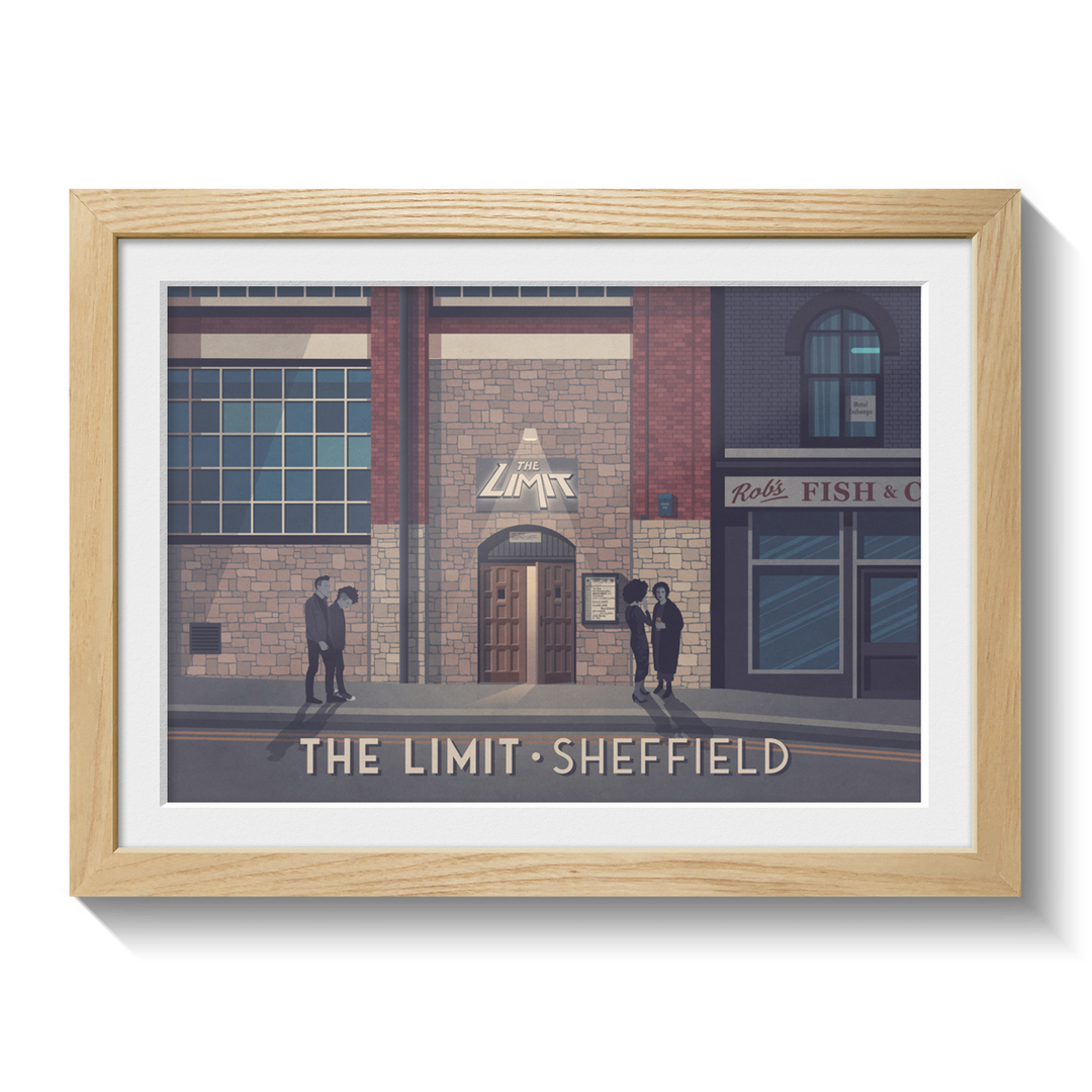 The Limit Sheffield Nightclub Poster