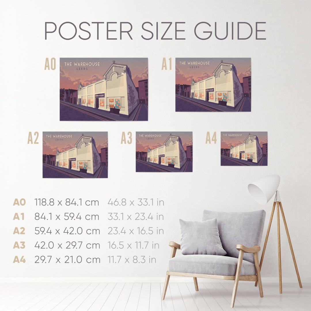 Warehouse Leeds Nightclub Poster