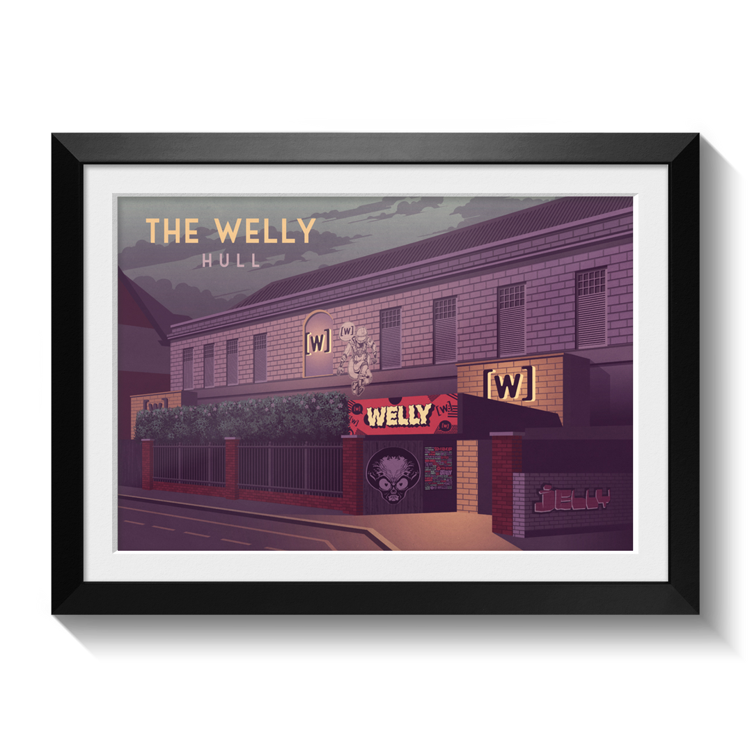 The Welly Hull Nightclub Poster