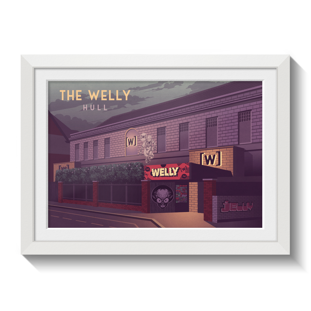 The Welly Hull Nightclub Poster