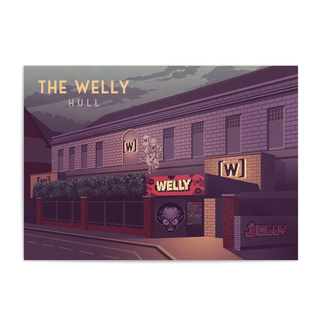 The Welly Hull Nightclub Poster