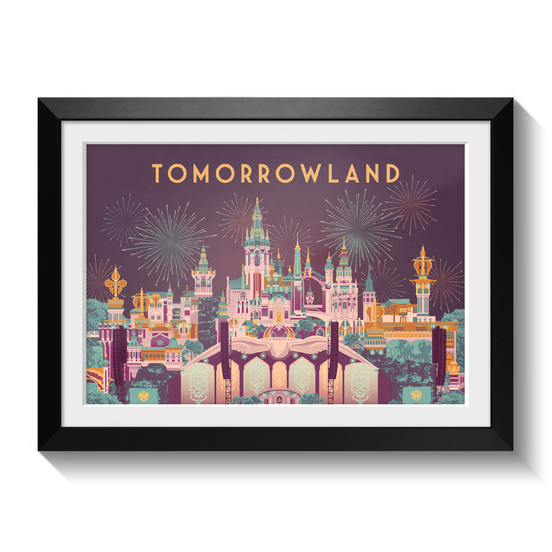 Tomorrowland 2023 Music Festival Travel Poster
