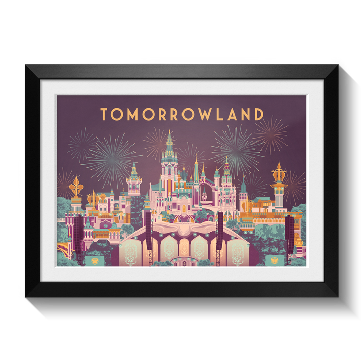 Tomorrowland 2023 Music Festival Travel Poster