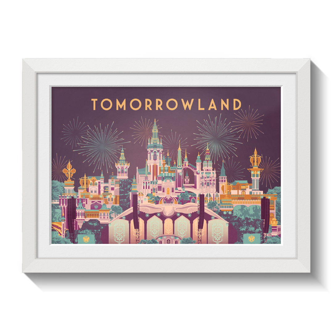 Tomorrowland 2023 Music Festival Travel Poster