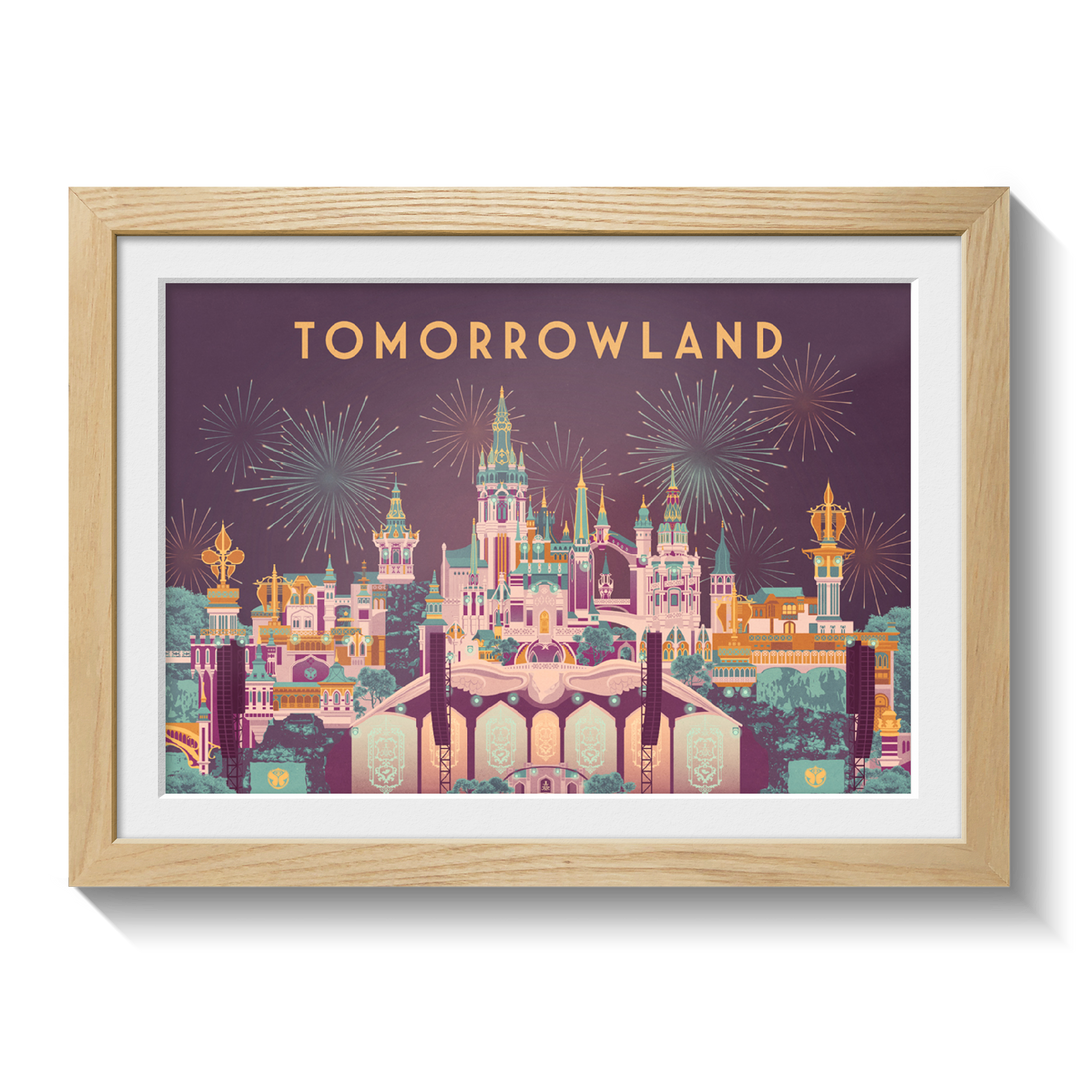 Tomorrowland 2023 Music Festival Travel Poster