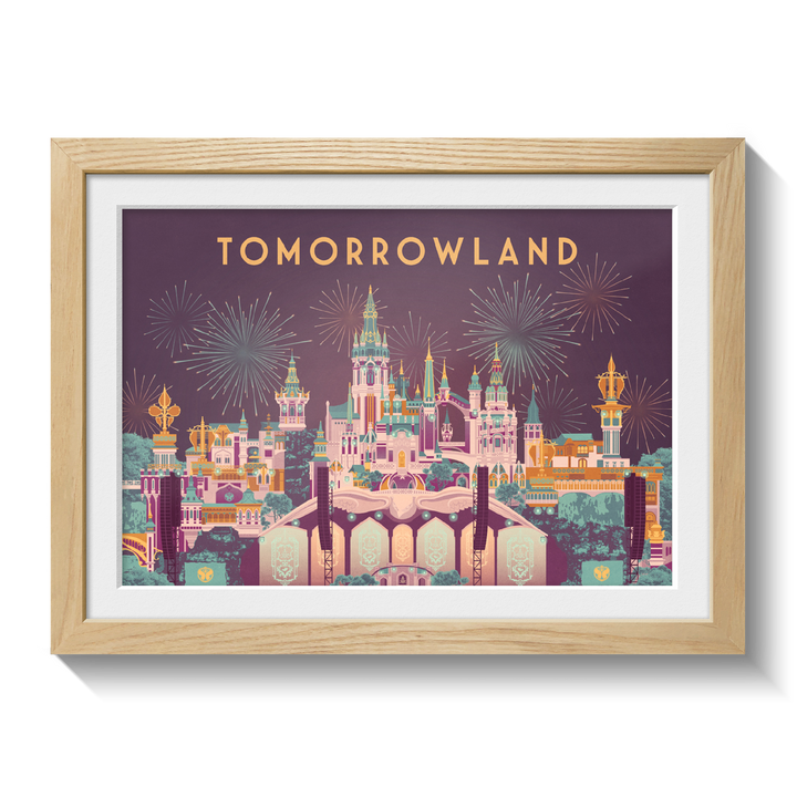 Tomorrowland 2023 Music Festival Travel Poster