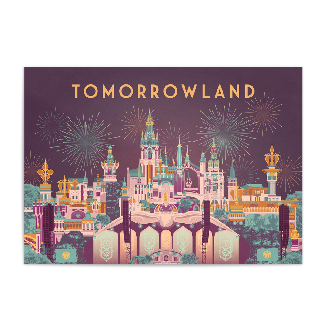 Tomorrowland 2023 Music Festival Travel Poster
