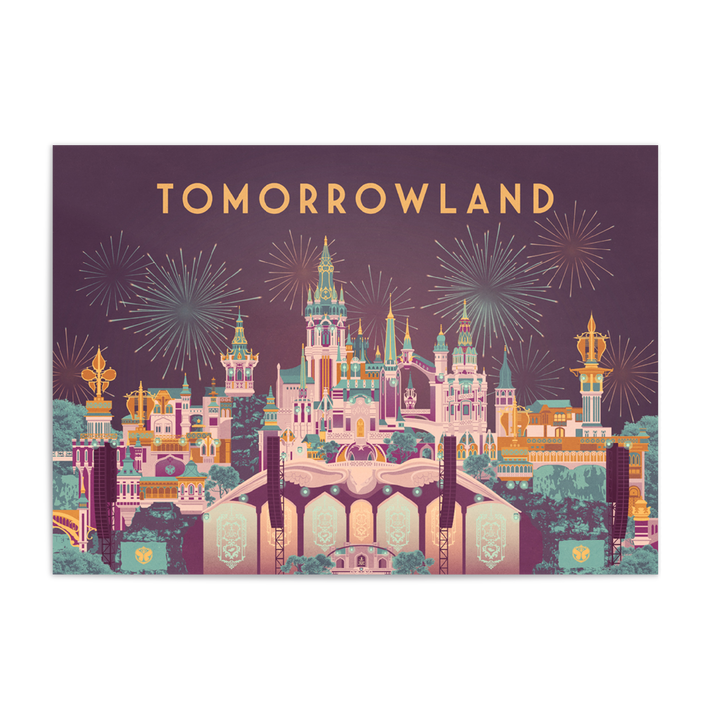 Tomorrowland 2023 Music Festival Travel Poster