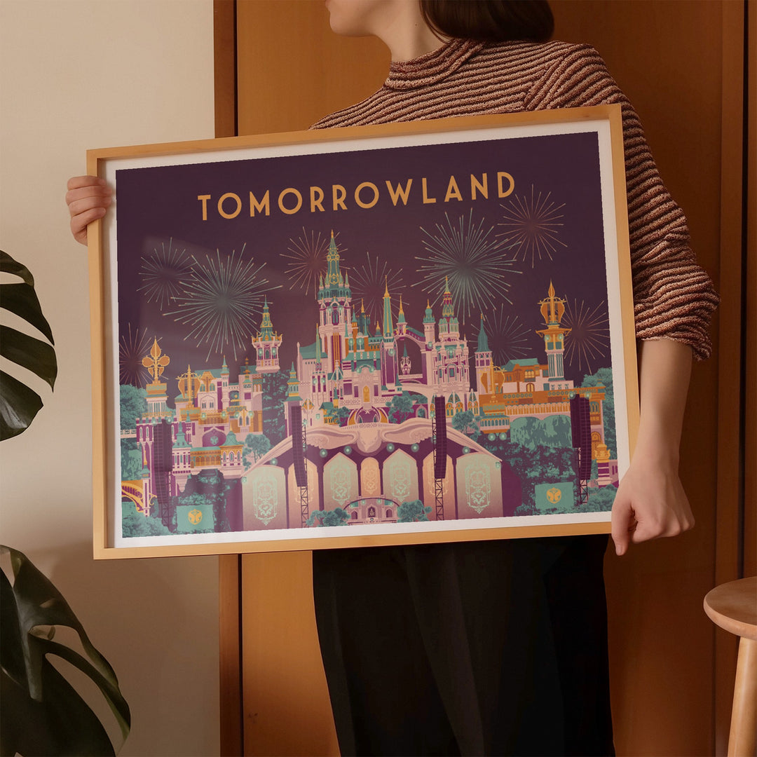 Tomorrowland 2023 Music Festival Travel Poster