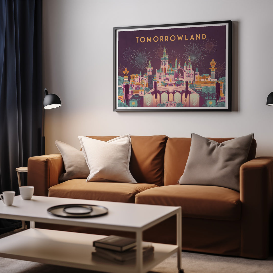 Tomorrowland 2023 Music Festival Travel Poster