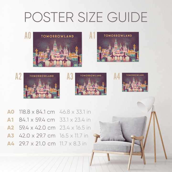 Tomorrowland 2023 Music Festival Travel Poster