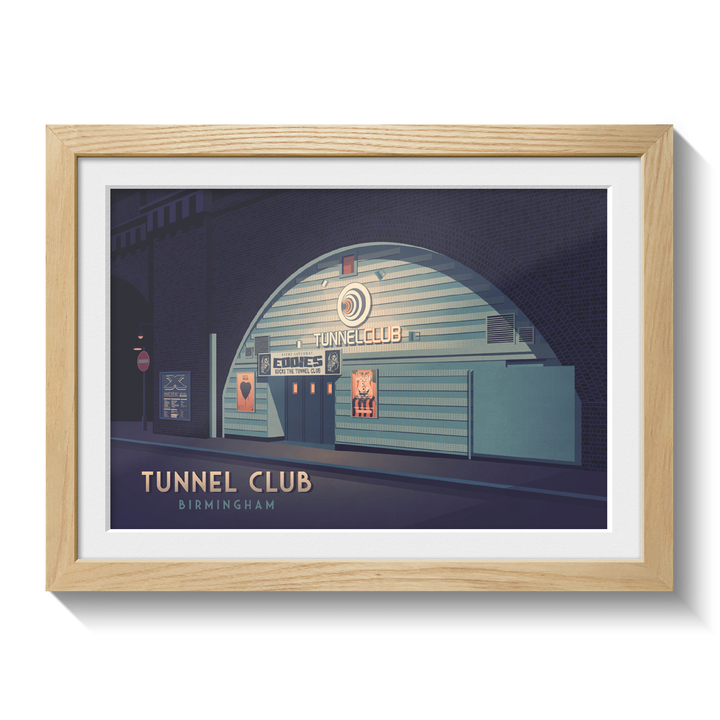 Tunnel Club Nightclub Birmingham Travel Poster
