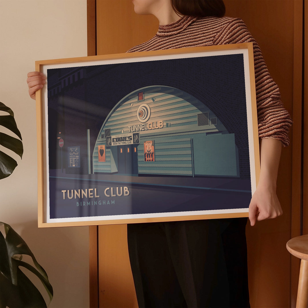 Tunnel Club Nightclub Birmingham Travel Poster