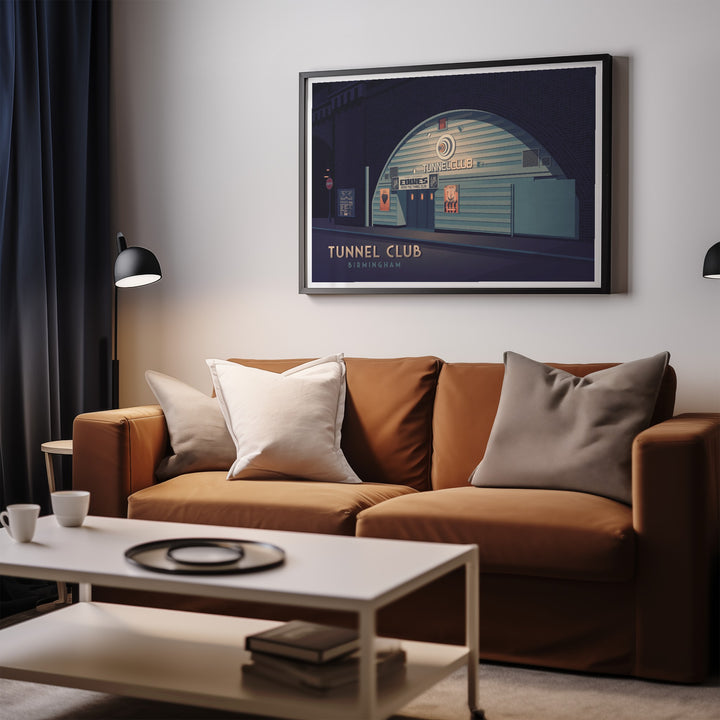 Tunnel Club Nightclub Birmingham Travel Poster