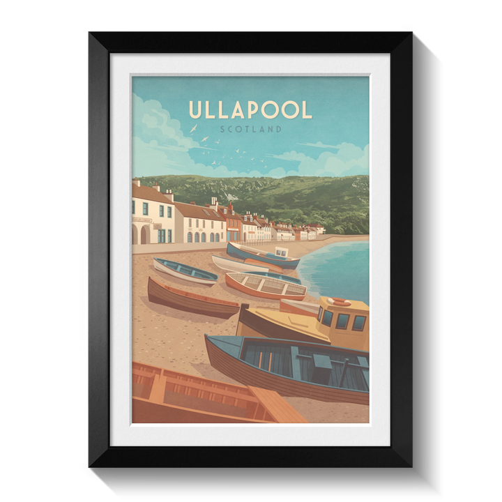 Ullapool Seaside Travel Poster