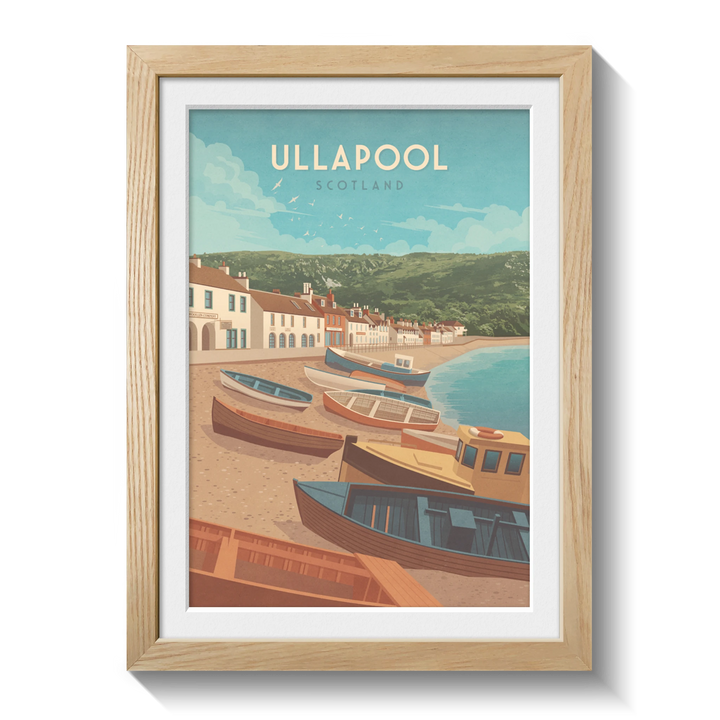 Ullapool Seaside Travel Poster