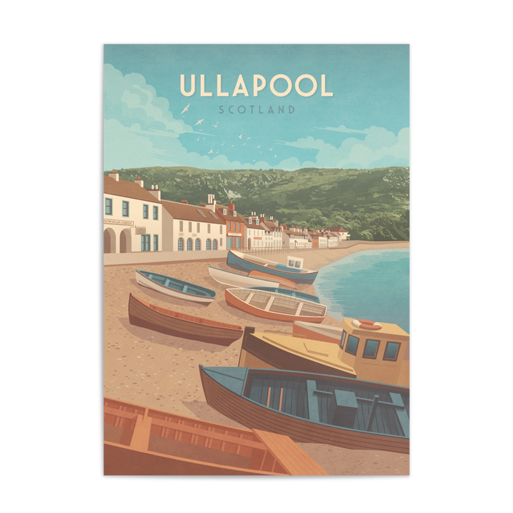 Ullapool Seaside Travel Poster