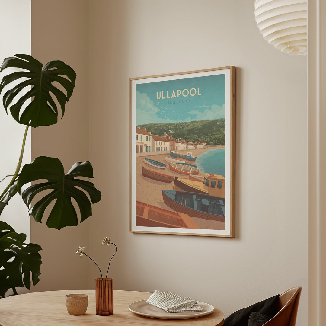 Ullapool Seaside Travel Poster