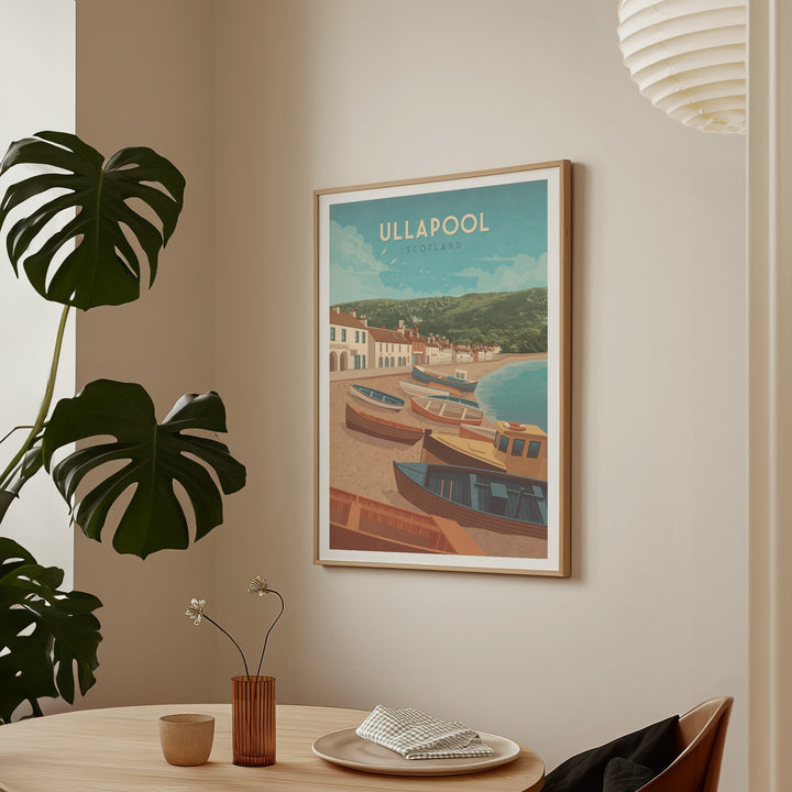 Ullapool Seaside Travel Poster