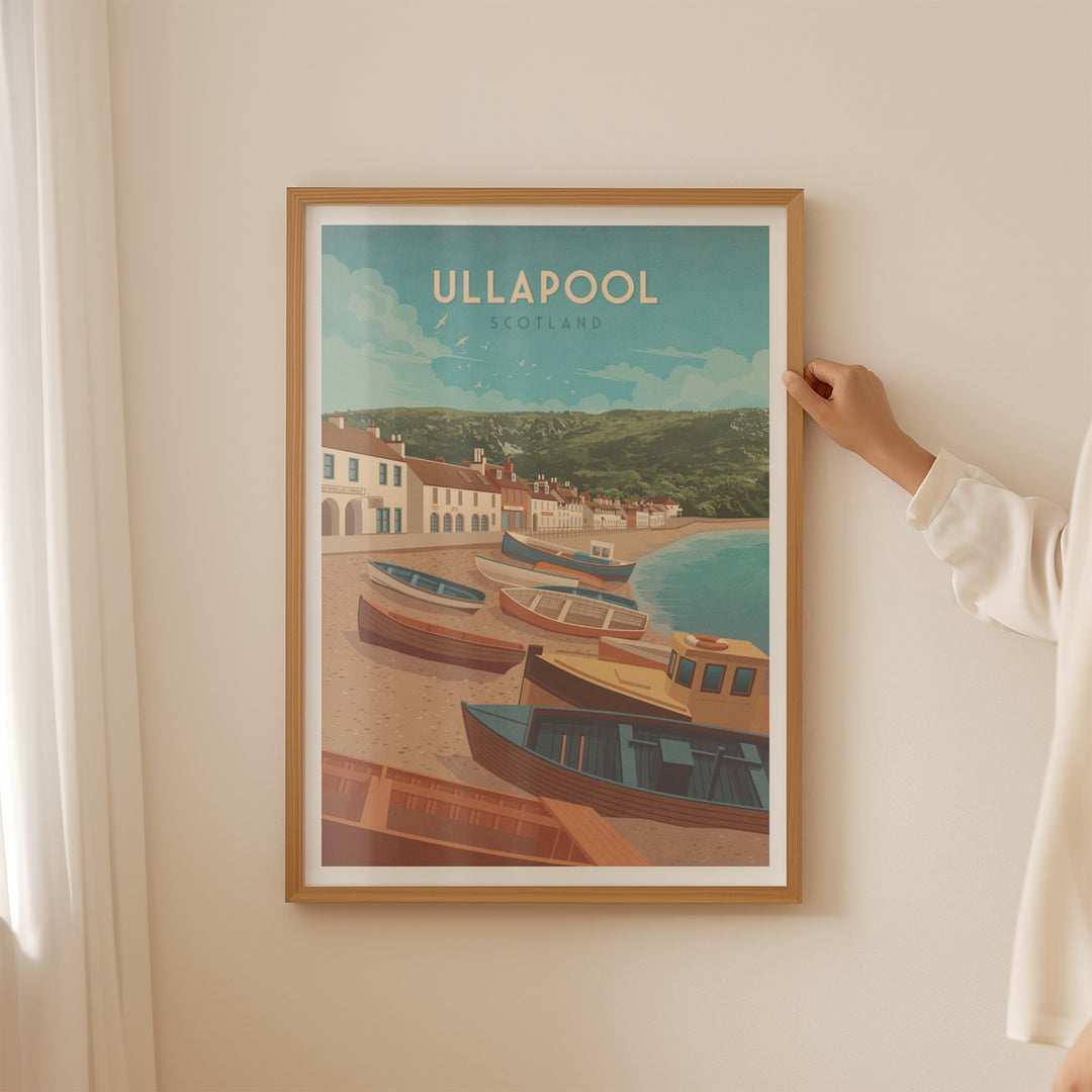 Ullapool Seaside Travel Poster
