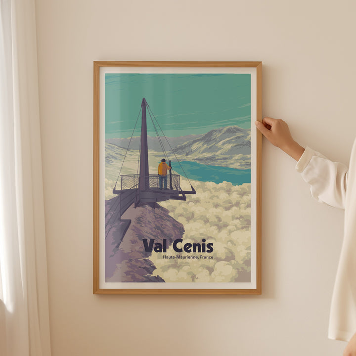 Val Cenis Ski Resort Travel Poster