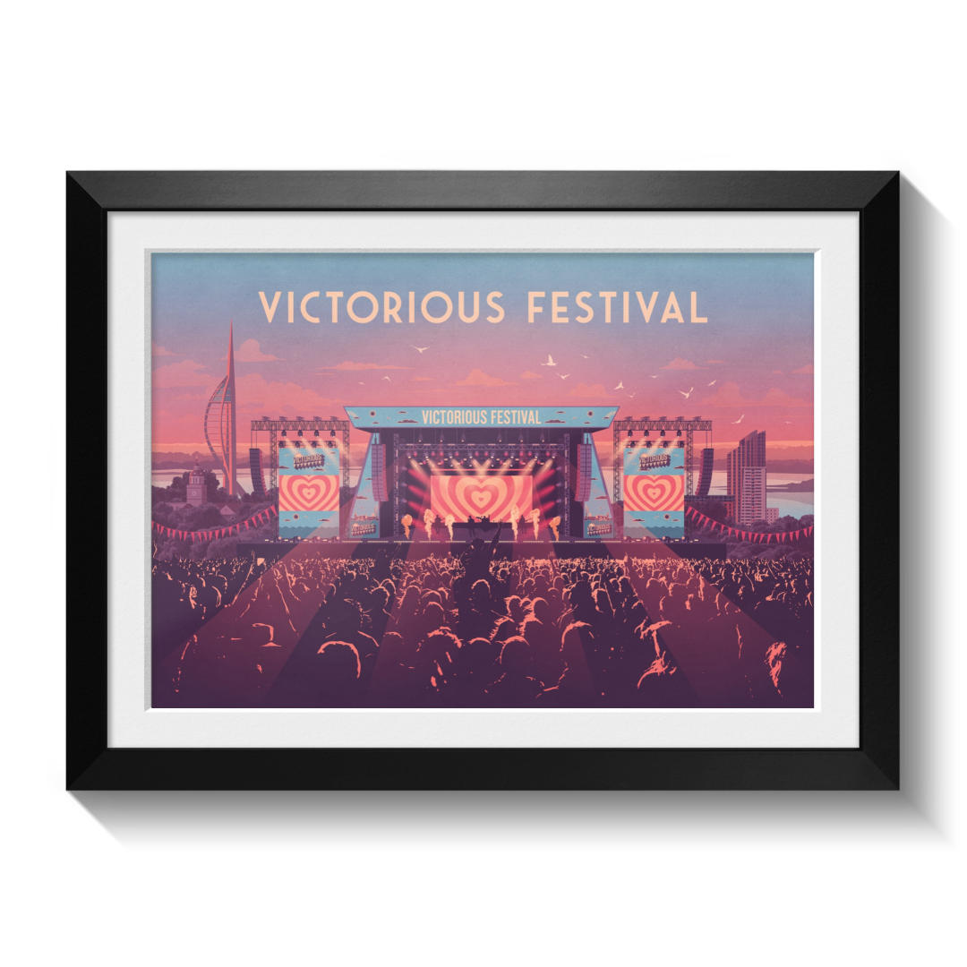 Victorious Festival Portsmouth Travel Poster