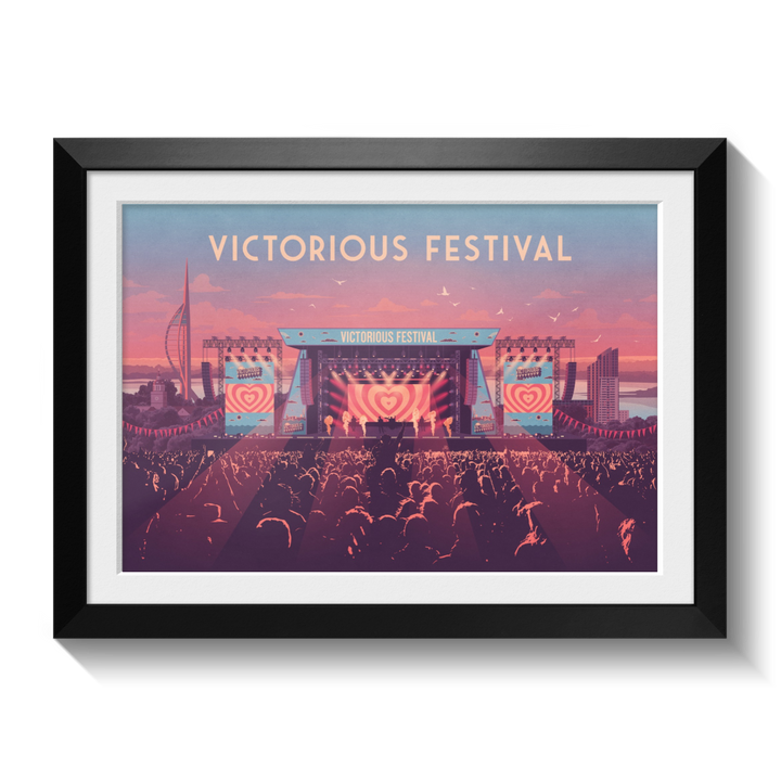 Victorious Festival Portsmouth Travel Poster