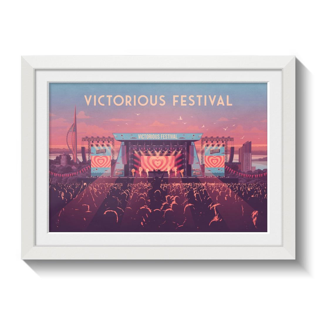 Victorious Festival Portsmouth Travel Poster