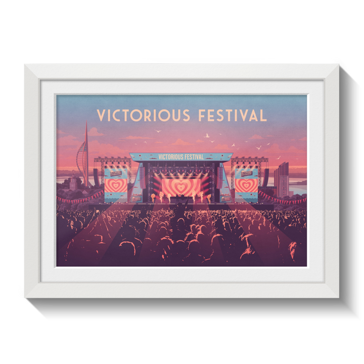 Victorious Festival Portsmouth Travel Poster