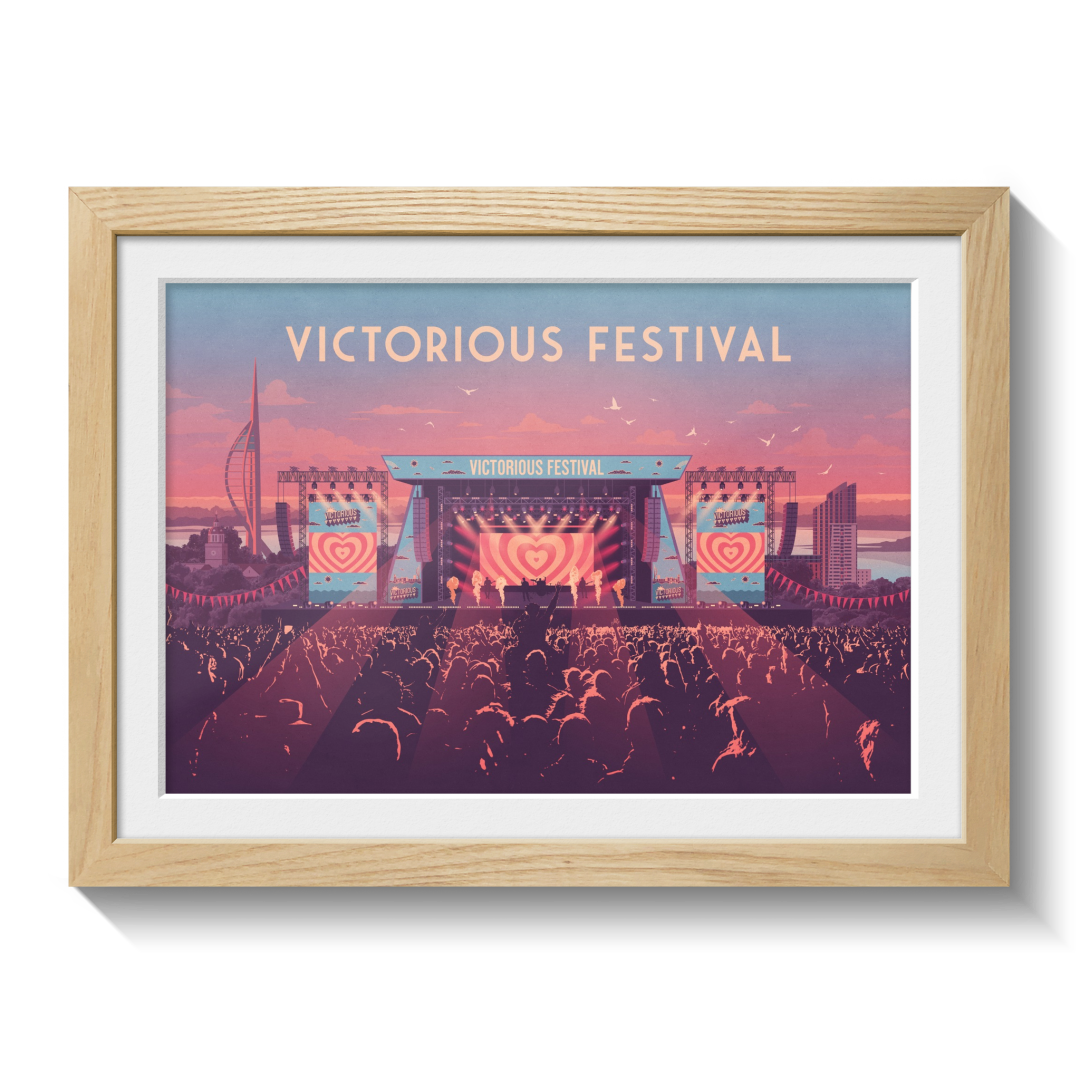 Victorious Festival Portsmouth Travel Poster