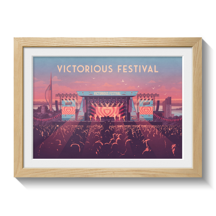 Victorious Festival Portsmouth Travel Poster