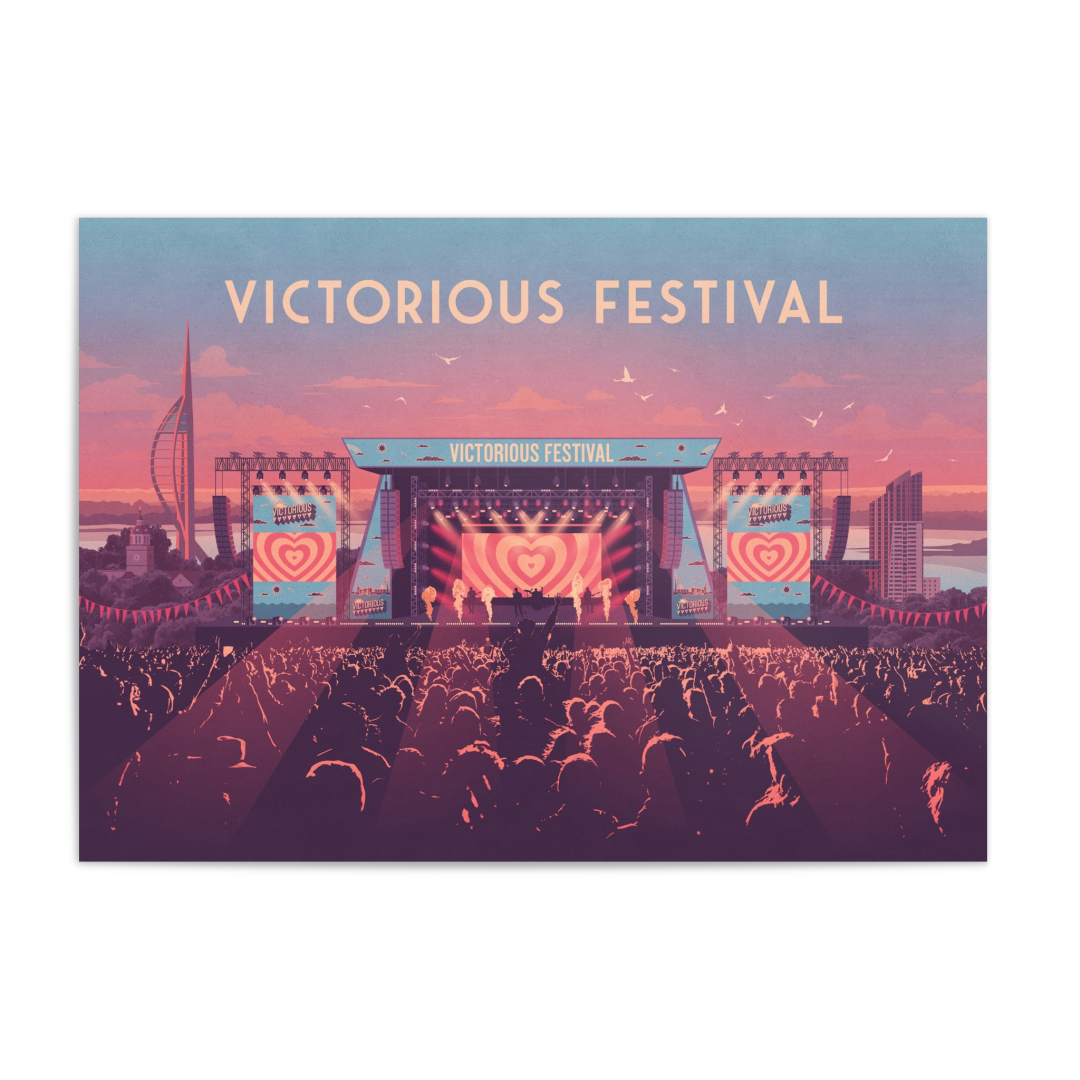 Victorious Festival Portsmouth Travel Poster