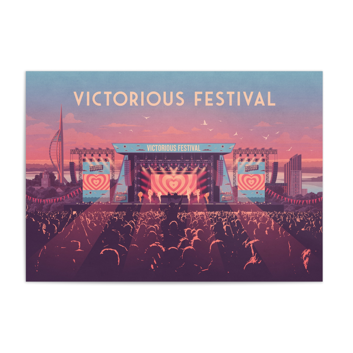 Victorious Festival Portsmouth Travel Poster