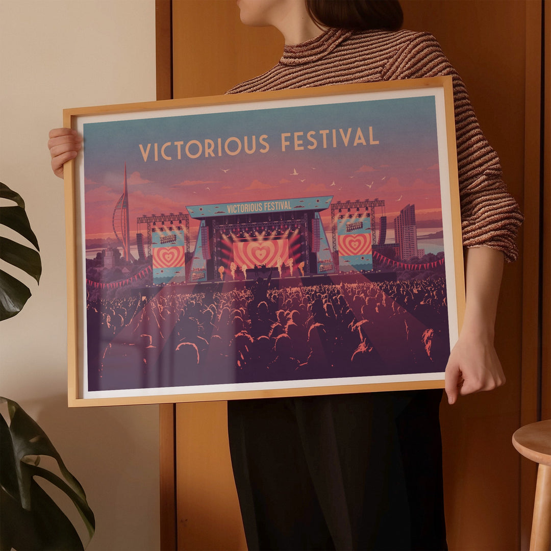 Victorious Festival Portsmouth Travel Poster