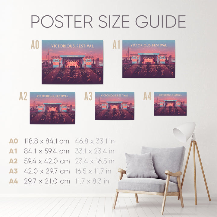 Victorious Festival Portsmouth Travel Poster