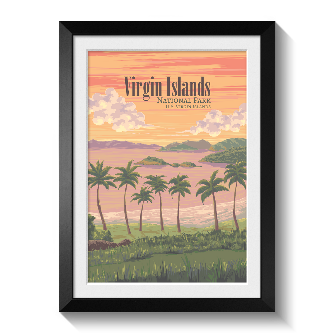 Virgin Islands National Park Travel Poster
