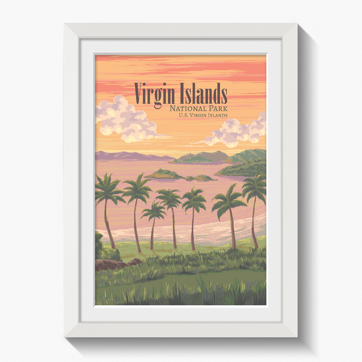 Virgin Islands National Park Travel Poster